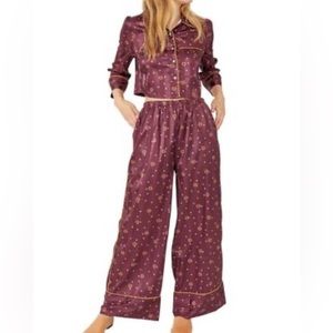 Free People Satin Pj Set